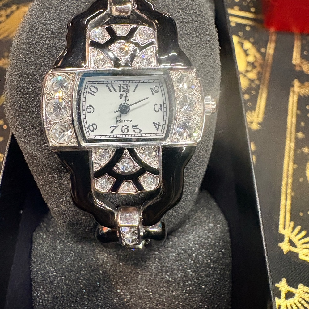 Vintage 90’s Art Deco Watch Bracelet